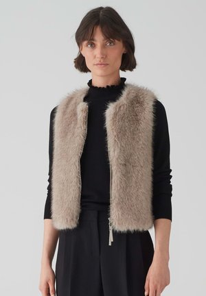 WONDRIA - Bodywarmer - warm taupe
