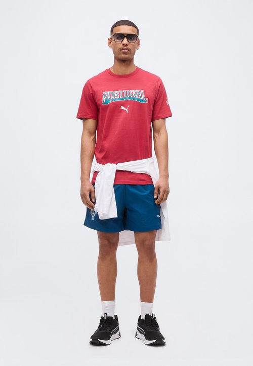 PUMA PORTUGAL FPF FTBLCULTURE TEE - National team wear - club red- white — photo 2