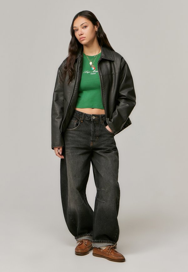 ITALIA CROPPED BABY - Print T-shirt4