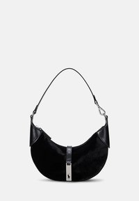Polo Ralph Lauren POLO ID VELVET LEATHER MINI SHOULDER BAG - Rokassoma - black