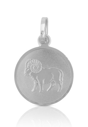 MUAU Schmuck STERNZEICHEN WIDDER - Ciondolo - weissgold