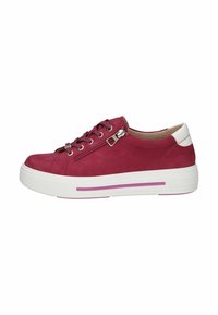 Unselected, pink suede