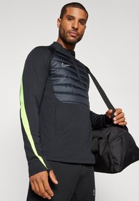 Nike Performance TOP - Langarmshirt - black/volt