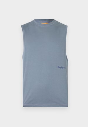 Replay Inc., SLEEVELESS LOGO TEE - Toppi - blue