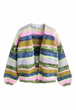 Strickjacke - multi blue green stripe