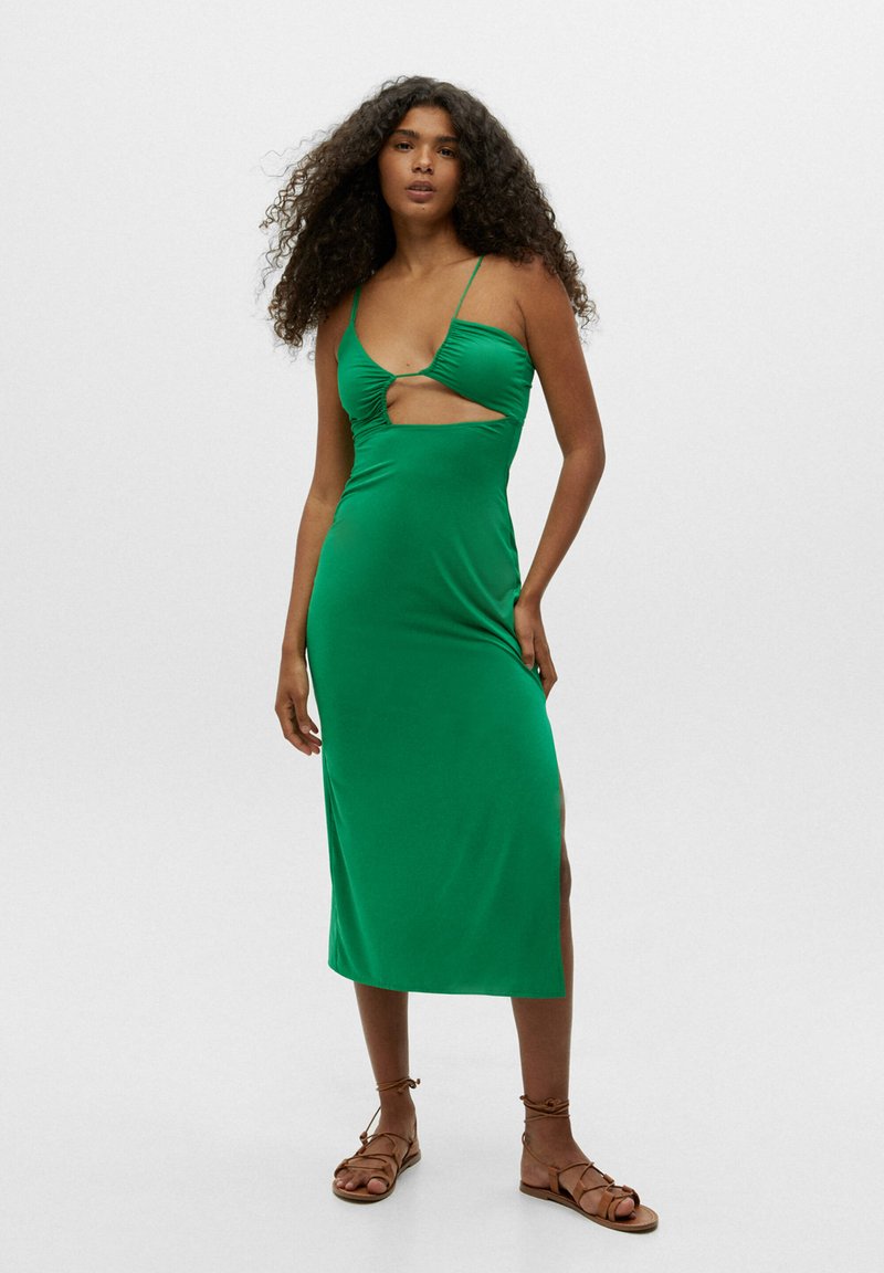 PULL&BEAR LONG Rochie maxi green/verde Zalando.ro