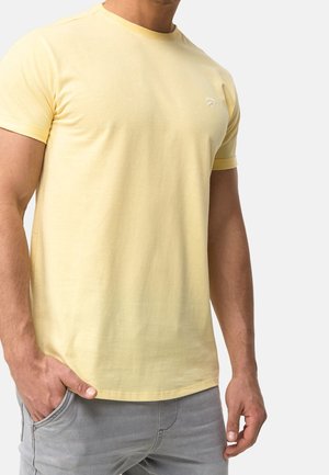 Basic T-shirt - mottled yellow