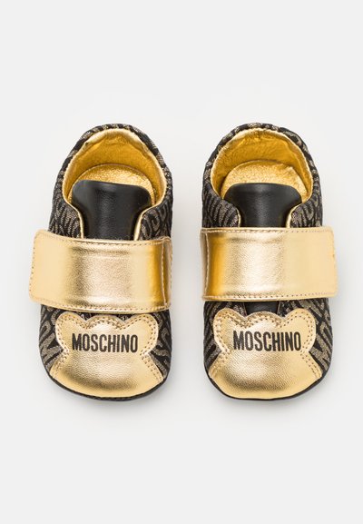 MOSCHINO UNISEX - Šlepetės - gold/black