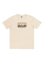 Quiksilver STEP INSIDE - T-shirt print - beige - Zalando.nl