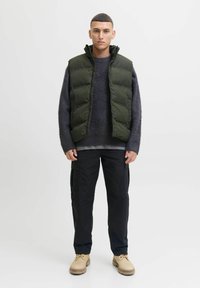 Jack & Jones JJESOHO BODYWARMER COLLAR - Vest - rosin