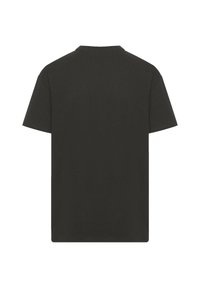 Black cotton t-shirt with short sleeves, crew neckline, and a regular fit. No graphics or patterns visible on the back.