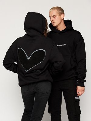 HEART - Hoodie - black