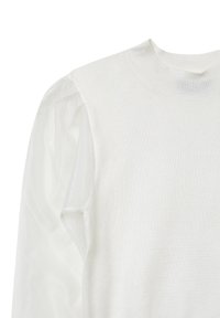 Calliope MANCHES DE EN ORGANZA - Strickpullover - bianco