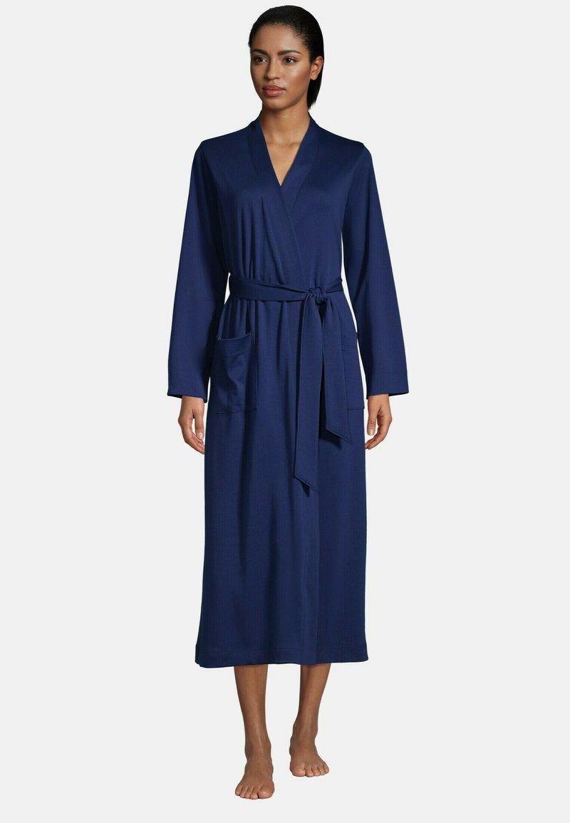 LANDS' END Dressing gown deep sea navy/blue Zalando.de