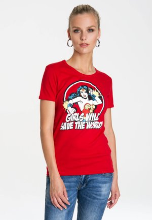 T-SHIRT WONDER WOMAN - DC COMICS - T-Shirt print - rot