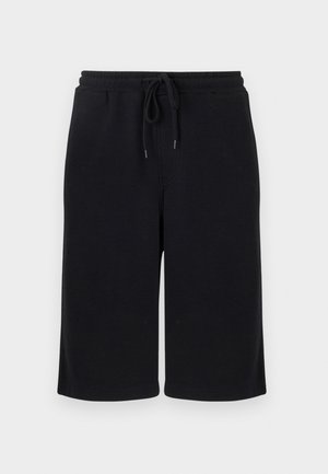 YOURTURN UNISEX ELONGATED PULL ON SHORTS - Shorts - black