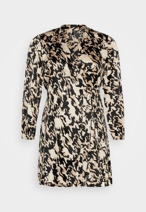 Vero Moda Curve, VMCLILLIAN NORA SHORT DRESS - Robe de jour - oatmeal