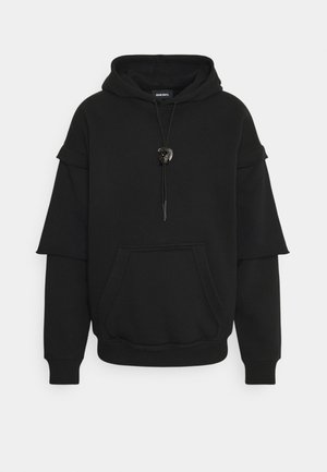 UBBER FELPA - Bluza z kapturem - black