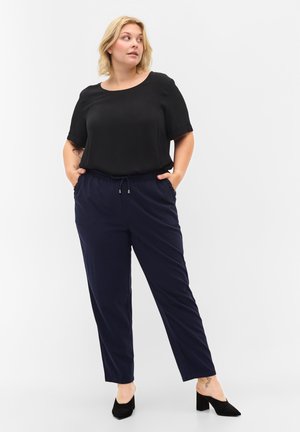 WITH POCKETS AND ELASTICATED WAIST - Housut - night sky