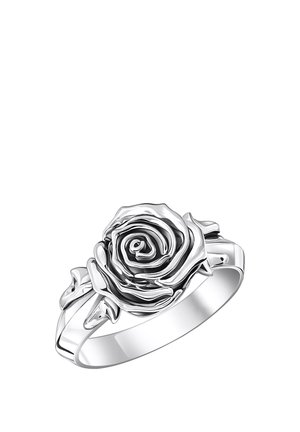 MIDNIGHT ROSE - Ring - silberfarben