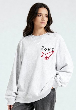 Sweatshirt - mottled grey