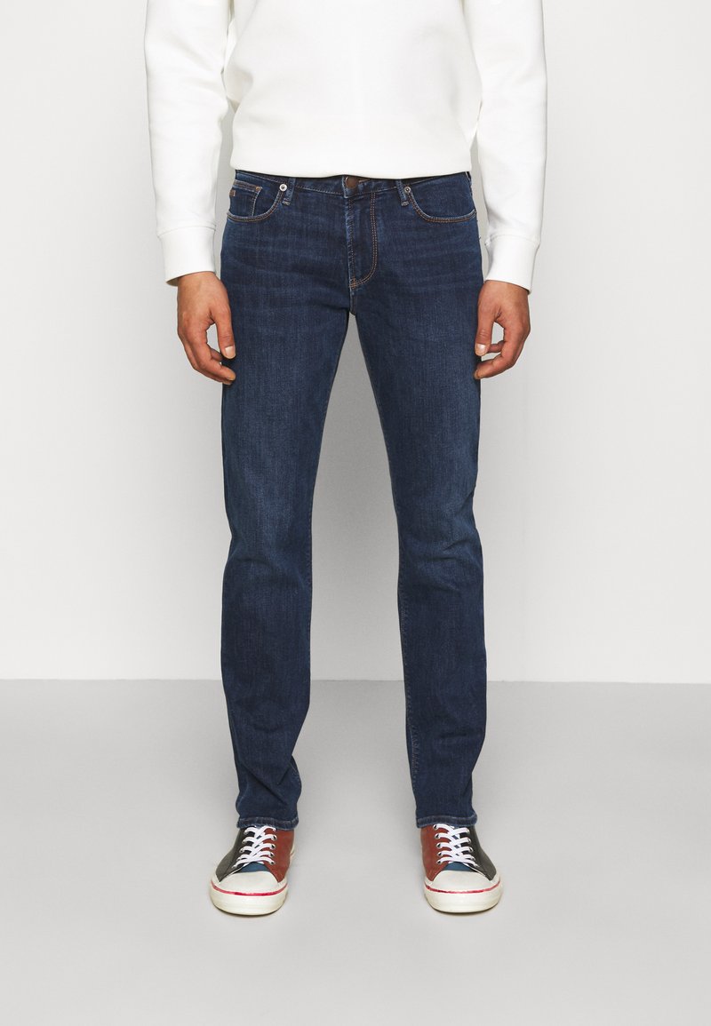 Emporio Armani POCKETS PANT - Jeans slim fit - denim blu/blu denim ...