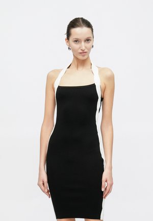 RANIA HALTER NECK DRESS - Koktajl obleka/za zabavo - black