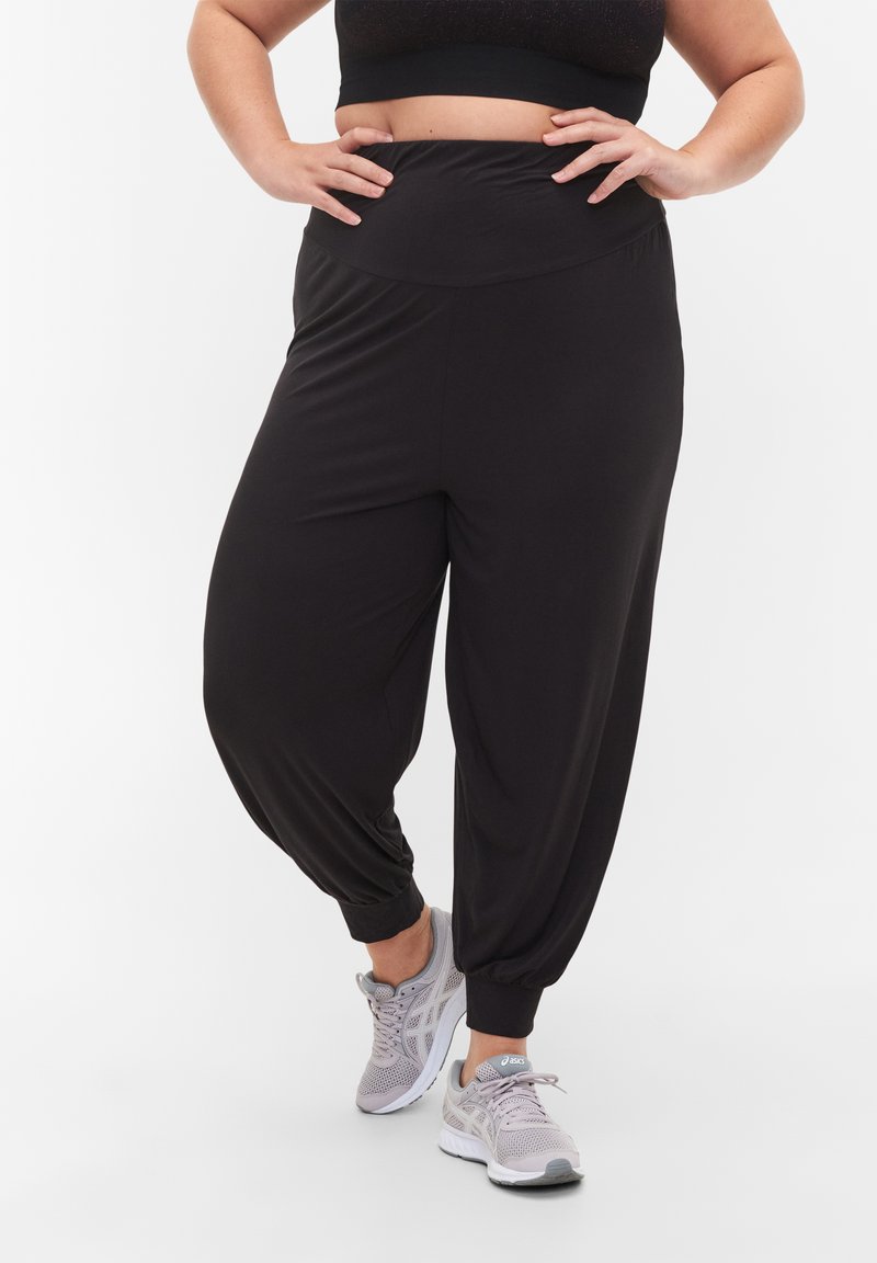 Active by Zizzi LOOSE JOGGING Tracksuit bottoms black Zalando.ie