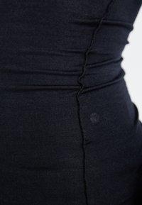 Weekday SHEER LONG SLEEVE TURTLENECK - Långärmad tröja - black