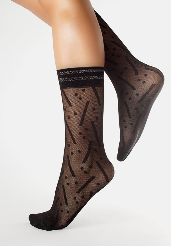 FISHNET SOCKS GEOMETRIC PATTERN â€“ 20 - Socken