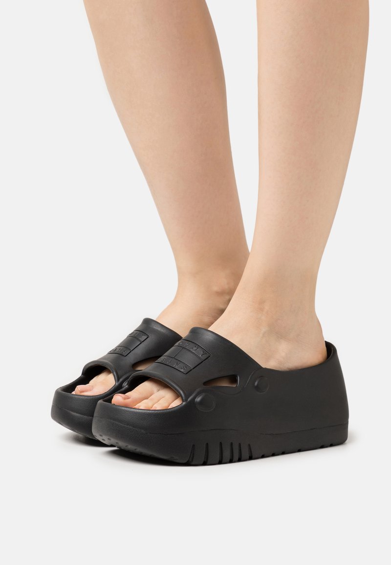 Tommy Jeans FREEDOM POOL Heeled mules black Zalando.co.uk
