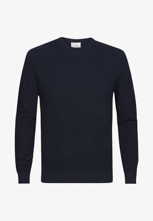 CREW NECK - Striktrøje - navy