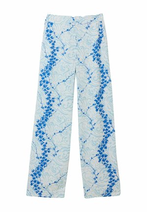 FatFace, REGULAR FIT - JOLENE WIDE LEG TROUSER - Pantaloni - ivory archive petals