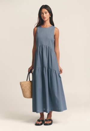 REMI TIERED - Denné šaty - blue grey
