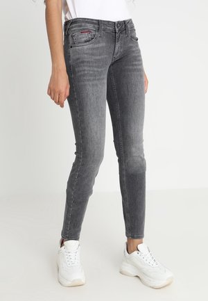 Skinny-Farkut - grey denim