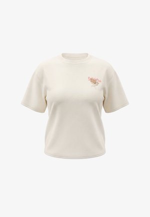 myMo, T-shirt con stampa - beige