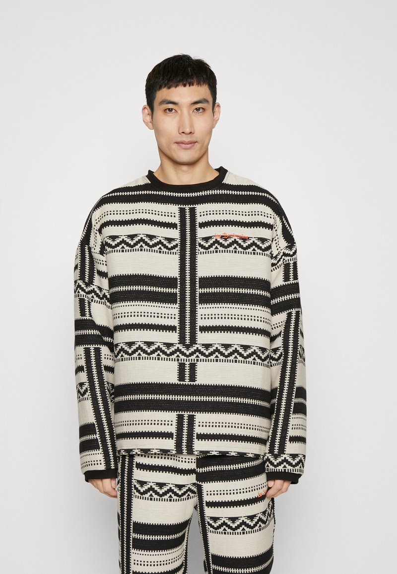 Les Benjamins Jumper black/white/black Zalando.ie