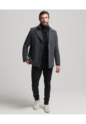 Lehká bunda - charcoal herringbone