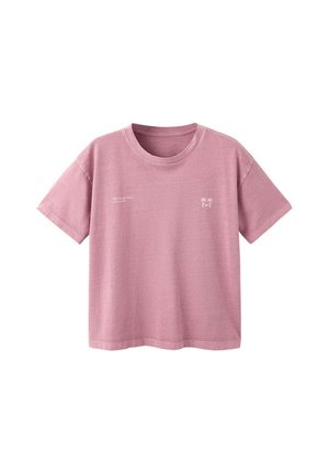 Mango Kids, TEEN - Tričko s potlačou - pink