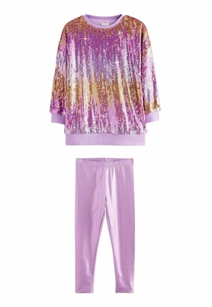 SET.  - REGULAR FIT - Leggings - Byxor - pink