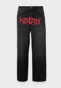 MAXX SABBATH  - Laza szabású farmerek - black