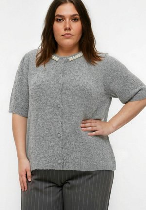 OCEAN  - Strickjacke - medium grey melange