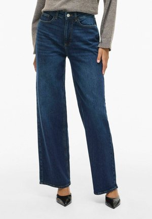 VIFREYA - Jeans relaxed fit - dark blue denim