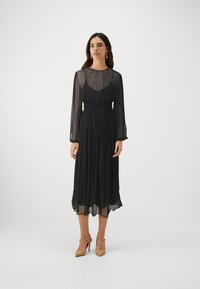 LIU JO - ABITO MIDI ELASTICI - Occasion wear - nero Thumbnail Image 1