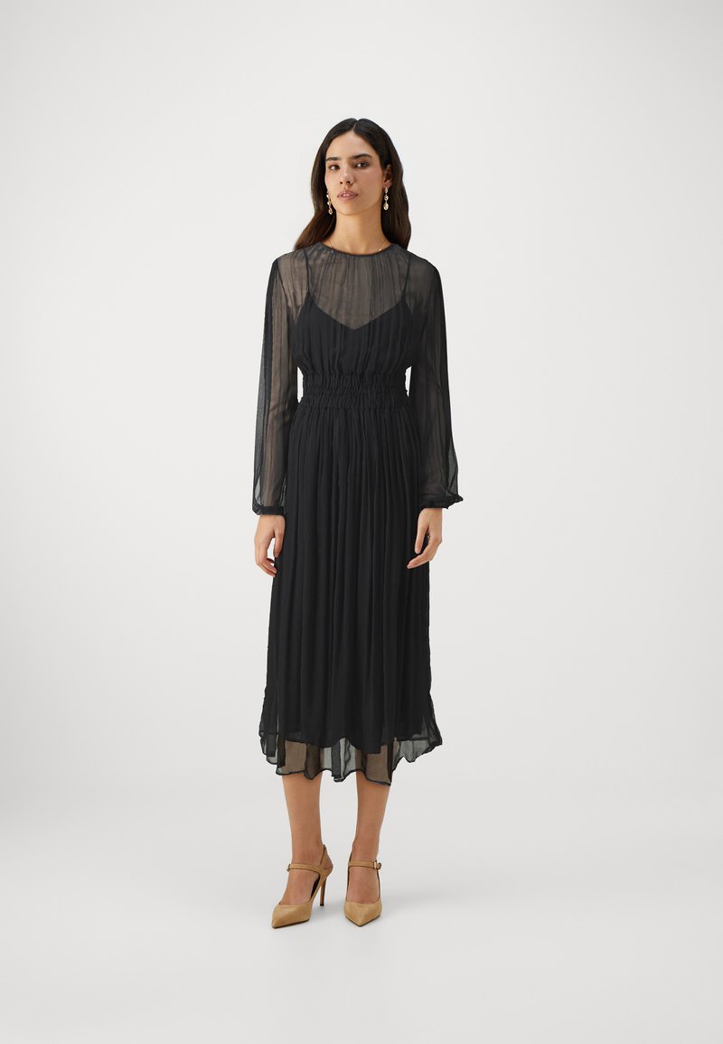 LIU JO - ABITO MIDI ELASTICI - Occasion wear - nero, Enlarge