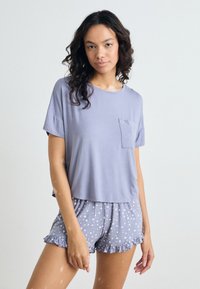 Hunkemöller SHORT FLOWER - Pyjamas - purple