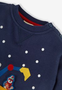 JoJo Maman Bébé REINDEER - Felpa - navy blue santa in a digger