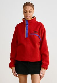 Columbia HELVETIA™ II CROPPED HALF SNAP - Fleecepullover - sail red