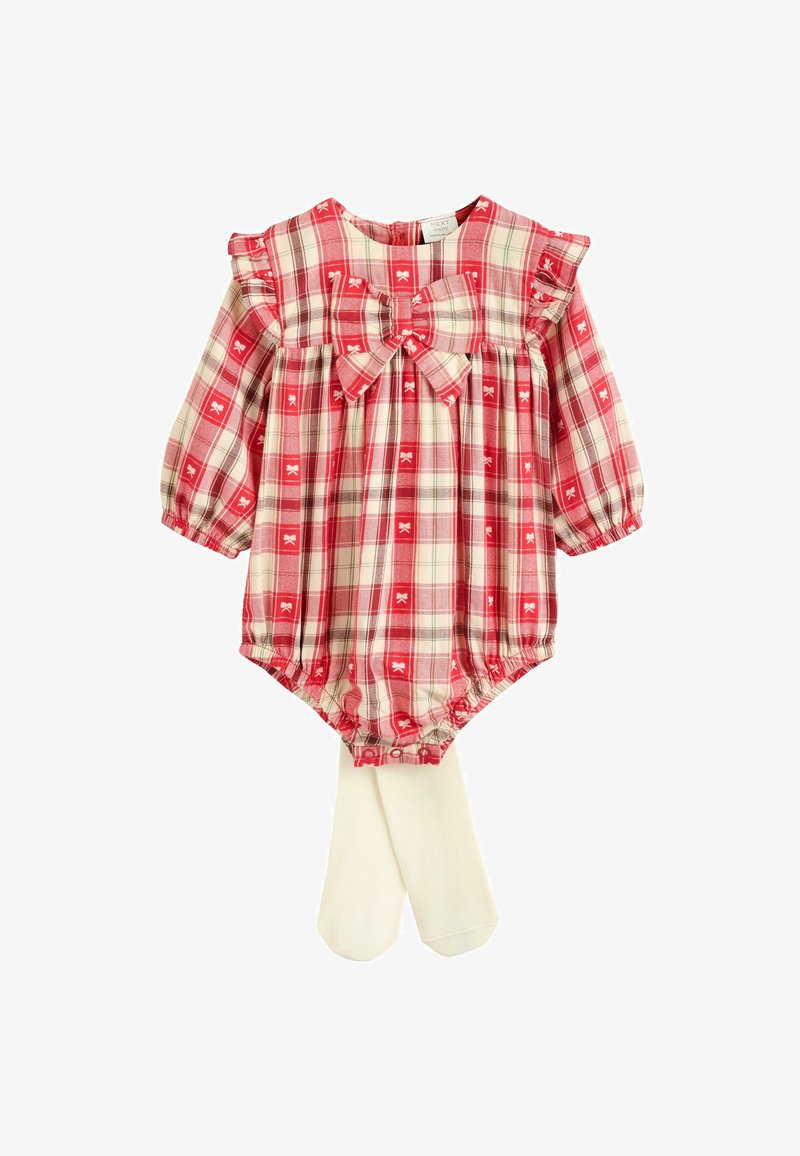 Next REGULAR FIT SET - Leggings - Trousers - red check