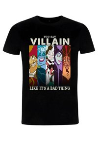 Disney DISNEY VILLAINS VILLAIN LIKE BAD - Print T-shirt - black